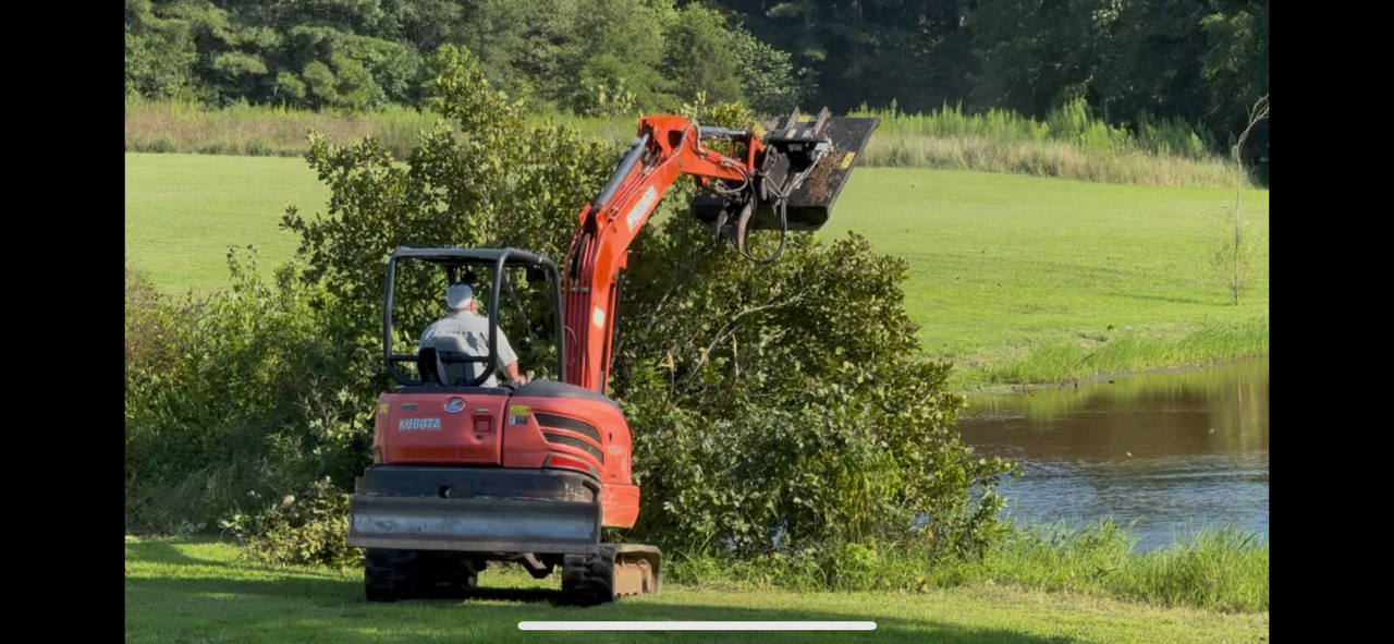 Project photo 5 — pond & bank maintenance